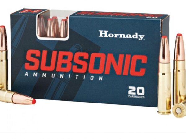 Hornady 80877 Subsonic Rifle 300Blackout 190gr Sub X 20 Per Box