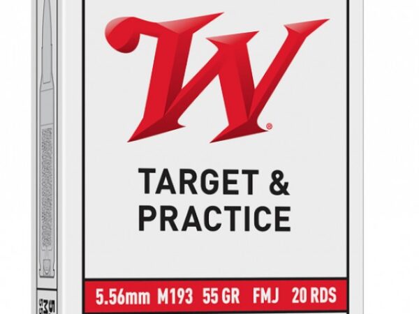 Winchester Ammo WM193K USA M193 5.56x45mmNATO 55gr Full Metal Jacket Lead Core 20 Per Box