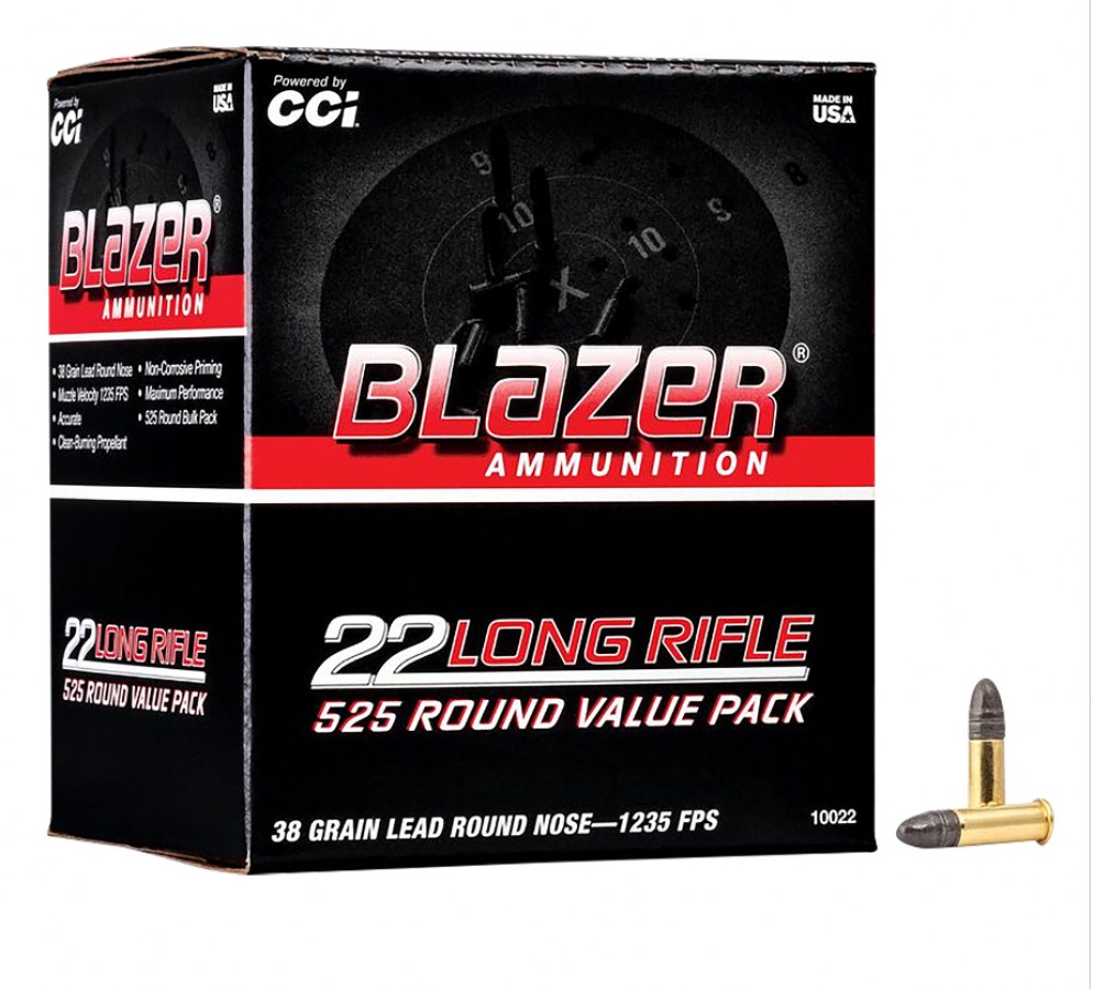 CCI 10022 Blazer Rimfire 22LR 38gr Lead Round Nose 525 Per Box 1 img 0781