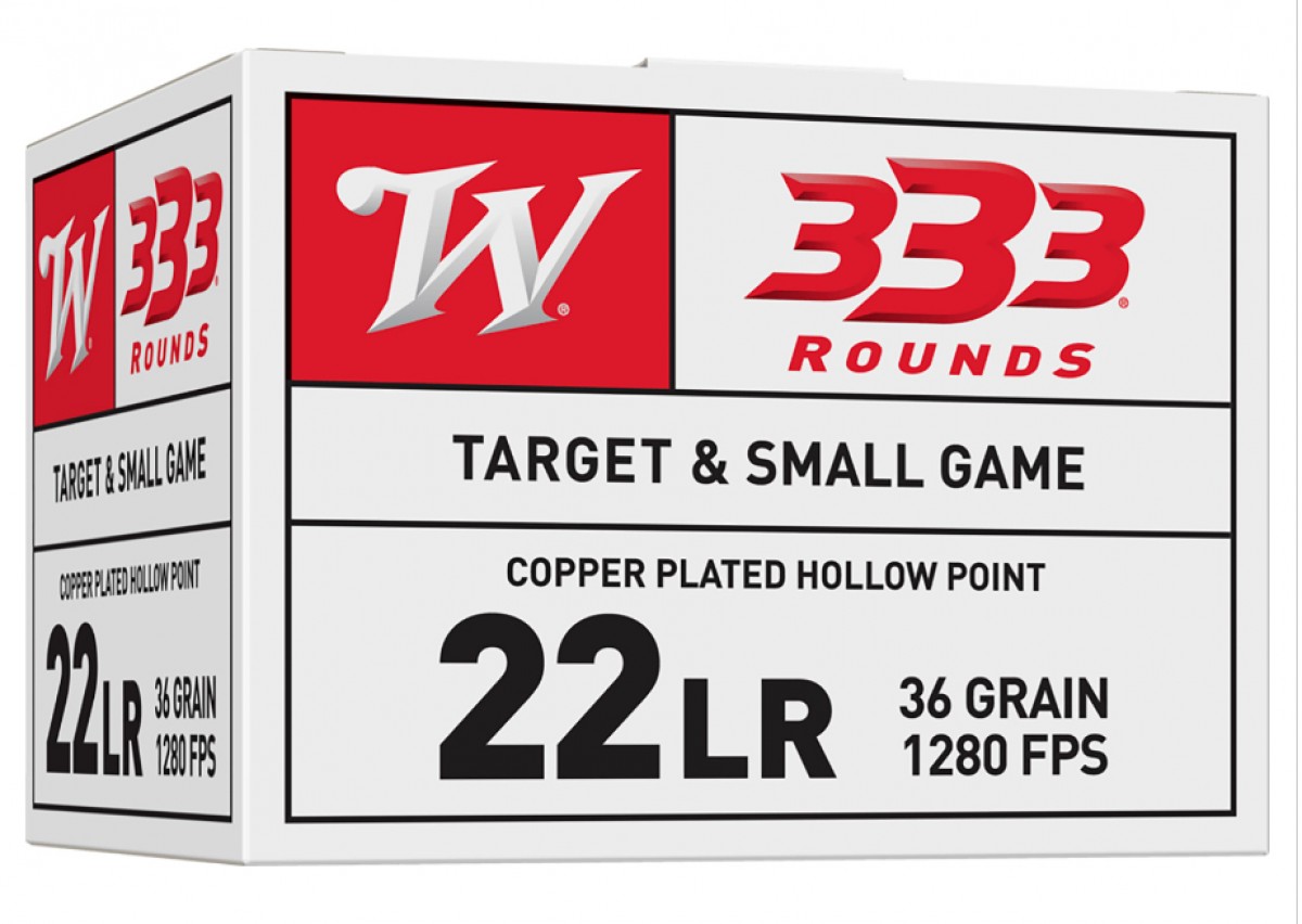 Winchester Ammo 22LR333HP USA 22LR 36gr Copper Plated Hollow Point 333 Per Box 1 img 0785