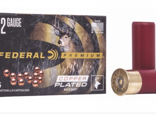Federal P1584B Premium Magnum 12Gauge 3" 41Pellets 2oz 4BuckShot 5 Per Box
