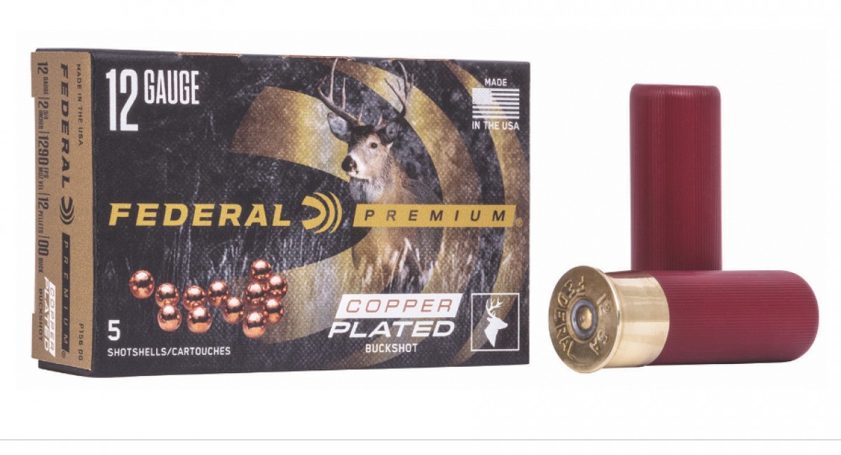 Federal P1584B Premium Magnum 12Gauge 3" 41Pellets 2oz 4BuckShot 5 Per Box 1 img 0801