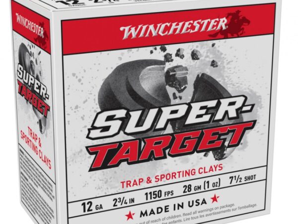 Winchester Ammo TRGT11507 Super-Target Light Target 12Gauge 2.75" 1oz 7.5Shot 25 Per Box