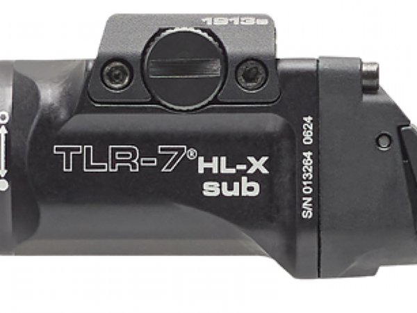 Streamlight 69505 TLR-7 HL-X SUB USB Black 6000 Series Aluminum 1913 1000 Lumens