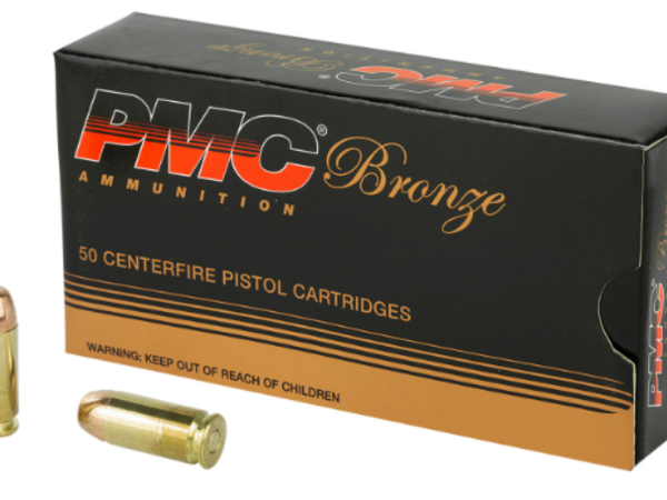 PMC 40D Bronze 40S&W 165gr Full Metal Jacket 50 Per Box/20 Case