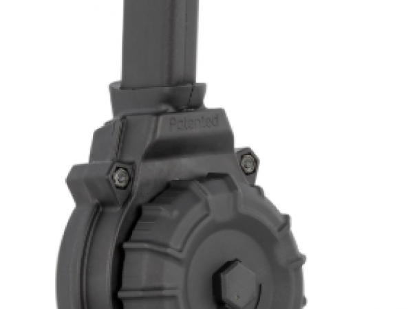 ProMag DRMA20 Standard 50rd Drum 9mm Luger Compatible w/Glock 43X/48 Black DuPont Zytel Polymer