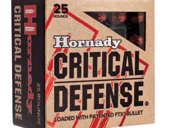 Hornady 91340 Critical Defense 40S&W 165gr Hornady Flex Tip eXpanding 20 Per Box
