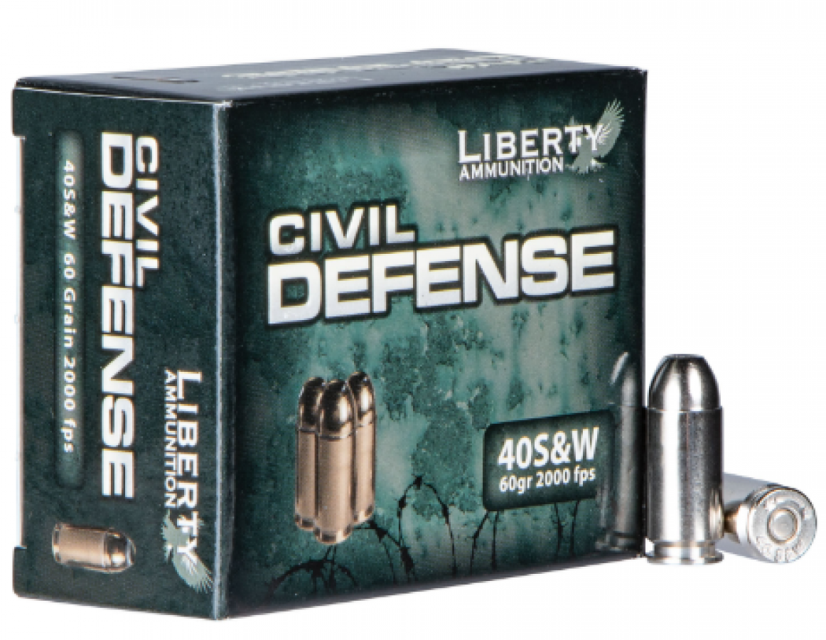 Liberty Ammunition LACD40012 Civil Defense 40S&W 60gr Lead Free Fragmenting Hollow Point 20 Per Box 1 screenshot 2025 11 26 165145