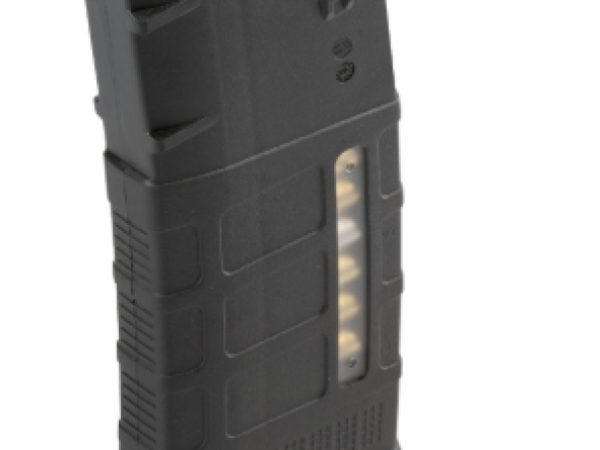 Magpul MAG577BLK PMAG GEN M3 25rd Detachable w/Capacity Window 308 Win/7.62x51mm NATO Fits AR-10/M110/SR25 Black Polymer