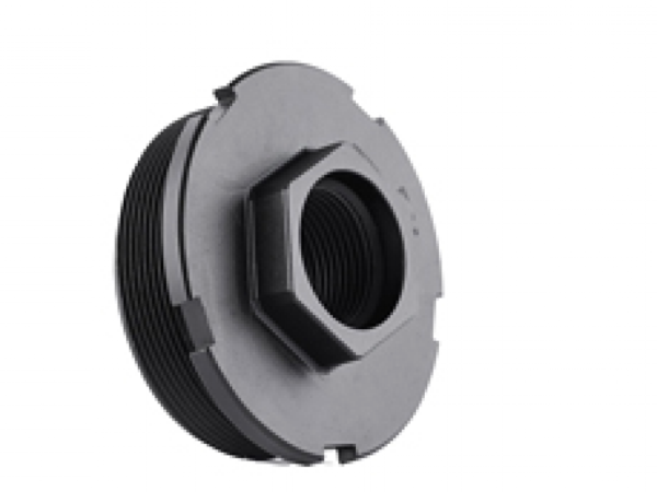 Dead Air LT301 HUB Direct Thread Mount 1/2"x28 4140 HT Alloy Steel Black