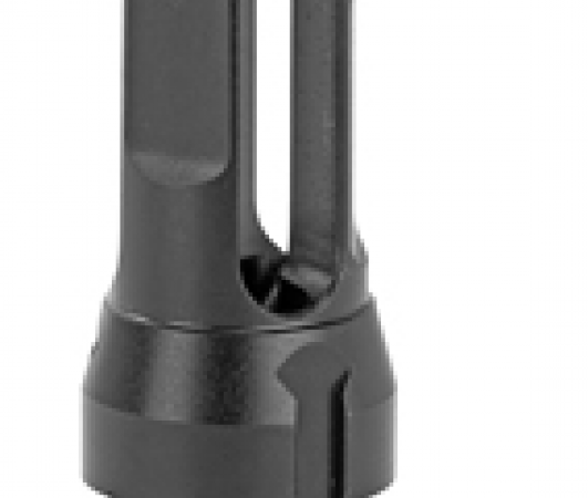 Dead Air DA301 Flash Hider Black with 1/2"-28 tpi Threads & 2.70" OAL for 5.56x45mm NATO Sandman Series, KeyMod Equipped Nomad-30 & Primal Suppressors