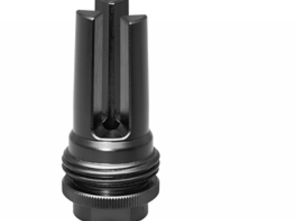 SilencerCo AC141 ASR Flash Hider Black Steel with 1/2"-28 tpi Threads for 5.56x45mm NATO