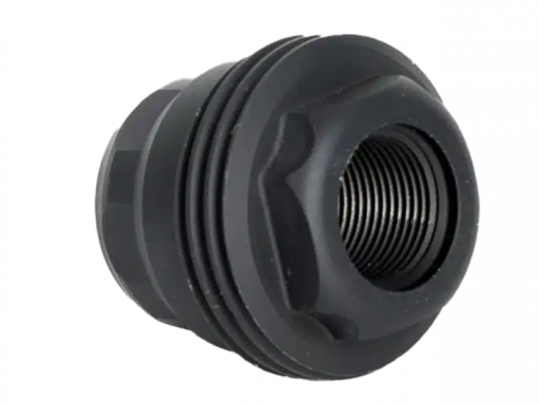 Jk Armament JKMDHDM24 Minimalist 45Cal Fits 1" Long 5/8"x24 Stainless Steel Nitride Black
