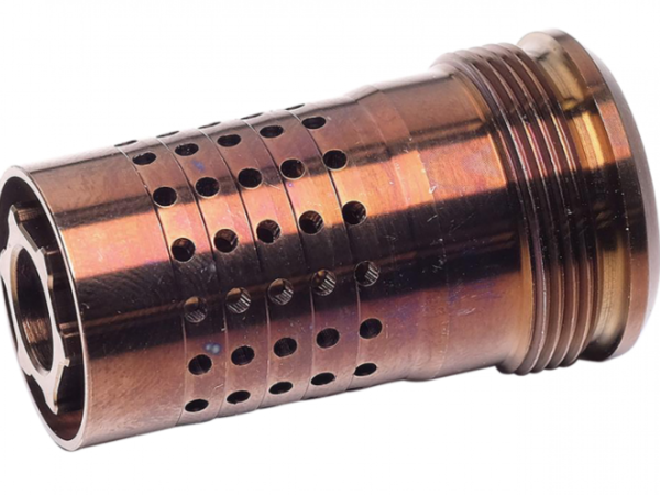 Q LLC CB1228 Cherry Bomb 22 Cal (5.56mm) Copper 17-4 Stainless Steel with 1/2"-28 tpi Threads & 1.64" OAL