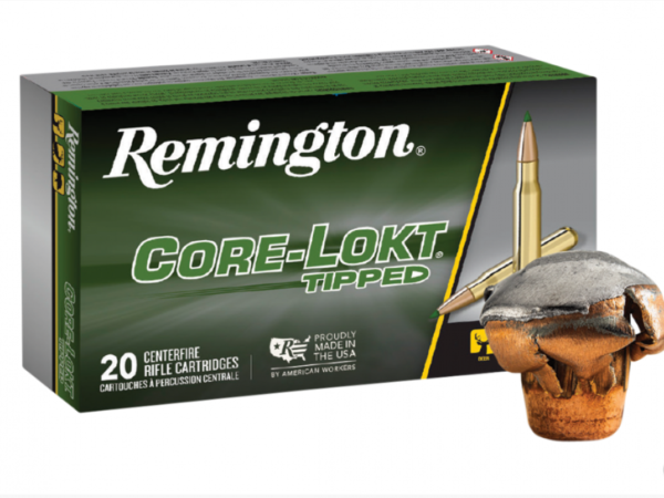 Remington Ammunition 29039 Core-Lokt Tipped 308Win 150gr Core-Lokt Tipped 20 Per Box/10 Case