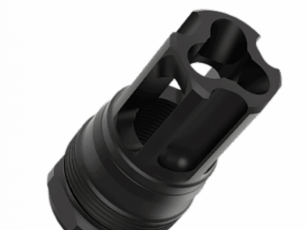Liberty Precision Machine LPM-2001 Eclipse Flash Hider Black Stainless Steel 1/2"x28 Threads 1.70"