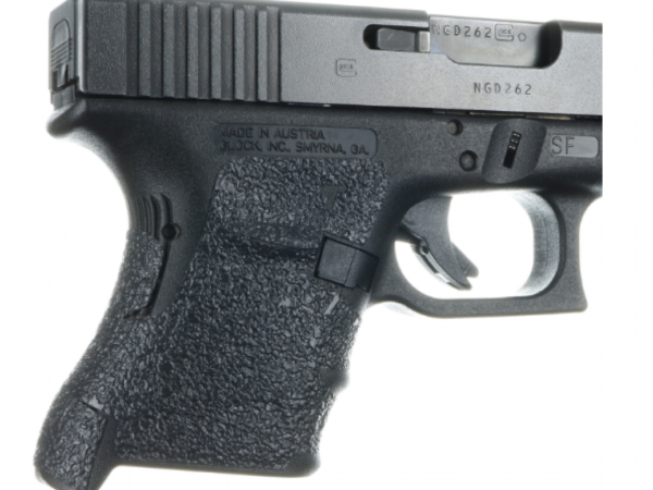 Talon Grips 107R Adhesive Grip Compatible w/ Glock 29SF/30SF/30S/36 Gen3, Black Textured Rubber