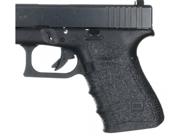Talon Grips 110R Adhesive Grip Compatible w/Glock 19/23/25/32/38 Gen4 w/No Backstrap, Black Textured Rubber