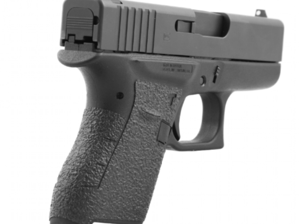 Talon Grips 100R Adhesive Grip Compatible w/Glock 43, Black Textured Rubber