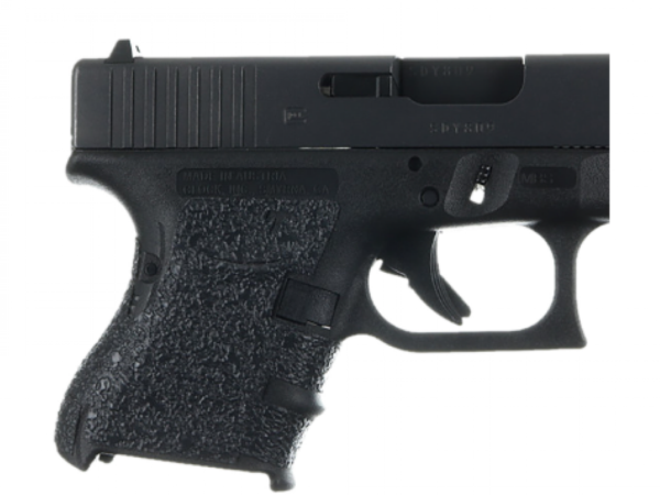 Talon Grips 105R Adhesive Grip Compatible w/Glock 26/27/28/33/39 Gen3, Black Textured Rubber