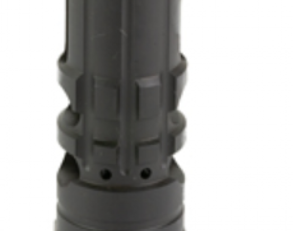 Strike Industries JCOMP2AK JComp Gen 2 Black Steel w/ 14x1 LH Threads 2.55" OAL 0.87" Diameter 0.36" Diameter 7.62x39mm Fits AK-Platform