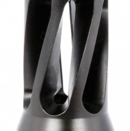Huxwrx 1677 QD 556 Flash Hider Black with 1/2"-28 tpi Threads, 2.30" OAL & 1.20" Diameter for 5.56x45mm NATO AR-Platform