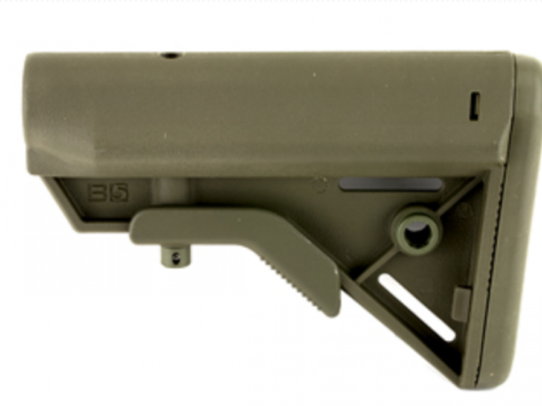 B5 Systems, BRAVO Stock, Mil Spec, Quick Detach Mount, Olive Drab Green