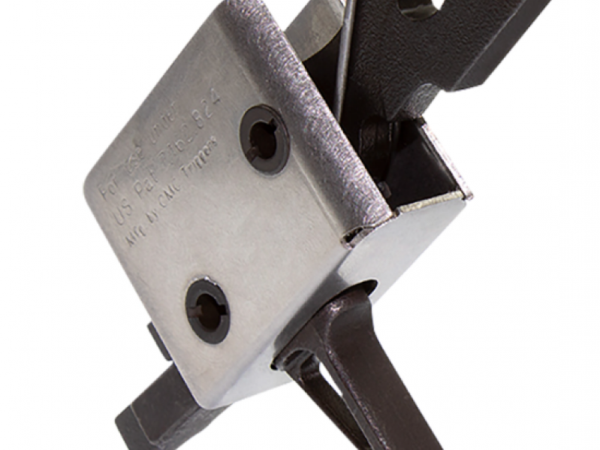CMC Triggers 91503 Drop-In Single-Stage Flat Trigger w/ 3-3.50 lbs Draw Weight & Black/Silver Finish