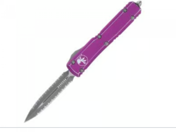 MICROTECH ULTRATECH D/E - DISTRESSED VIOLET APOCALYPTIC - FULL SERRATED