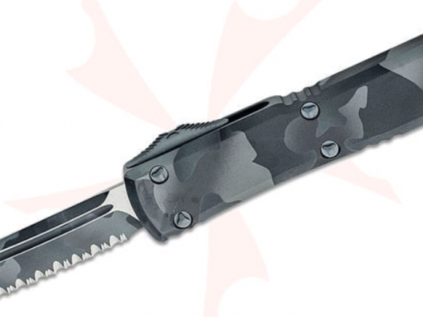 MICROTECH ULTRATECH T/E - URBAN CAMO SIG SERIES - FULL SERRATED