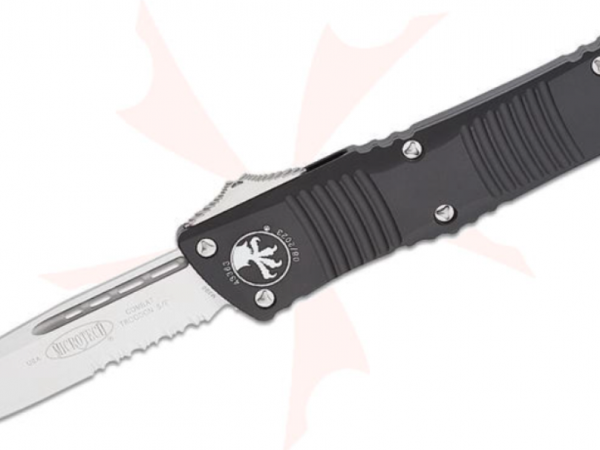 MICROTECH TROODON S/E - STONEWASH - PARTIAL SERRATED