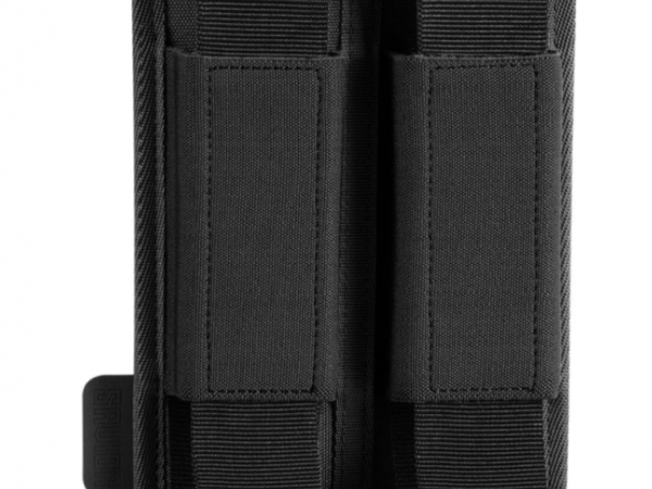 Savior Equipment MAG HOLDER FOR 2X EXTENDED MAGS - BLK (HOOK BACK)