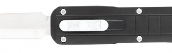 CobraTec Knives CTRPTBLKDAGNS Raptor 3.13" OTF Dagger Plain D2 Steel Blade, 4.50" Black Aluminum Handle