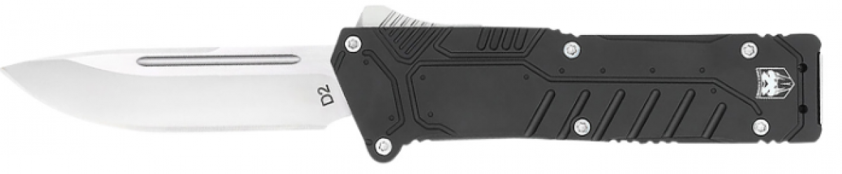 CobraTec Knives BLKSFDNS Special Forces 3.25" OTF Drop Point Plain Satin D2 Steel Blade, 4.75" Black Textured Anodized Aluminum Handle 1 screenshot 2026 01 12 184224