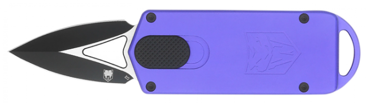 CobraTec Knives CTASPPUR ASP 1.94" OTF Dagger Plain D2 Steel Blade, 3.31" Purple Aluminum Handle 1 screenshot 2026 01 12 185409