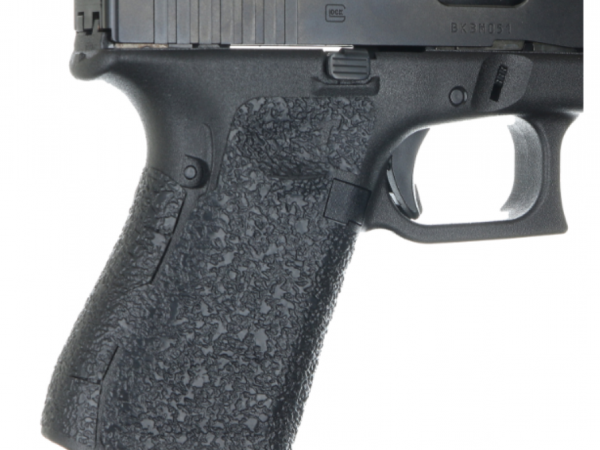 Talon Grips 382R Adhesive Grip Glock Gen5 19/23/25/32/38/44 w/No Backstrap, Black Textured Rubber