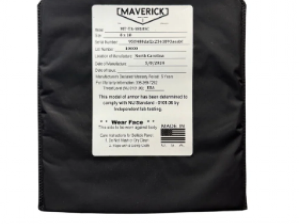 Maverick 11x14 Soft Body Armor Plates