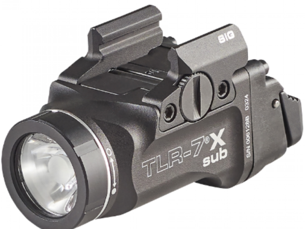 Streamlight 69406 TLR-7 X Sub USB Black Anodized 500 Lumens White LED Sig Sauer P365/P365 XL