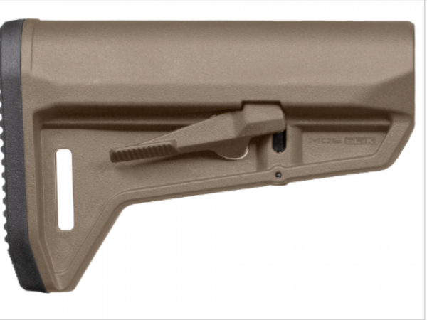 Magpul MAG626FDE MOE SL-K Carbine Stock Flat Dark Earth Synthetic for AR-15, M16, M4 with Mil-Spec Tube (Tube Not Included)