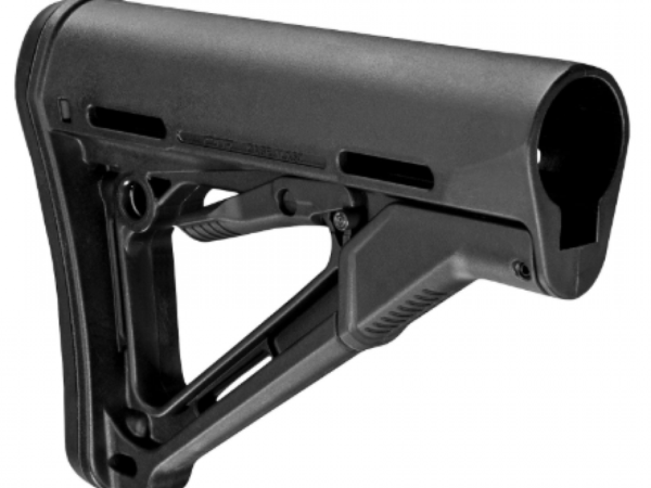 Magpul MAG310BLK CTR Carbine Stock Black Synthetic for AR-15, M16, M4 with Mil-Spec Tube (Tube Not Included)