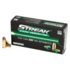 streak green 9mm 124 gr ammo 50rd box