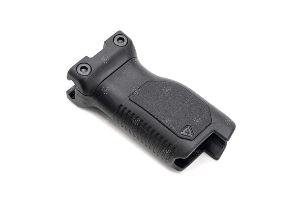 STRIKE INDUSTRIES ANGLED VERTICAL GRIP - LONG PICATINNY - BLK
