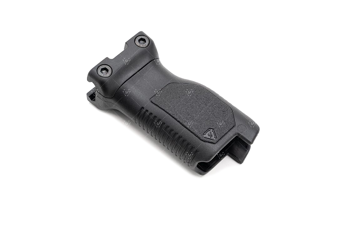 strike industries angled picatinny vertical grip with cable management long for surefire si ar cmag rail l bk 1