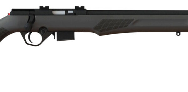 Rossi RB17H2111 RB17  Full Size 17 HMR 5+1, 21" Matte Black Button Rifled Free Floating Steel Barrel, Matte Black Stainless Steel Receiver, Black Fixed Monte Carlo Stock, Right Hand