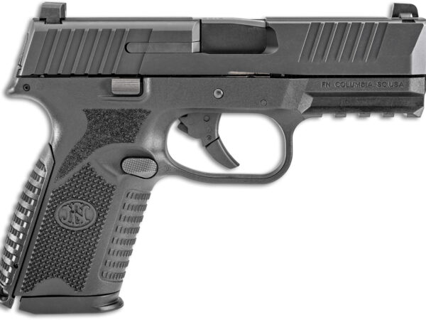 FN 66100464 509 Midsize 9mm Luger 4" Barrel 10+1, Matte Black Polymer Frame With Mounting Rail, Matte Black Stainless Steel Slide, No Manual Safety