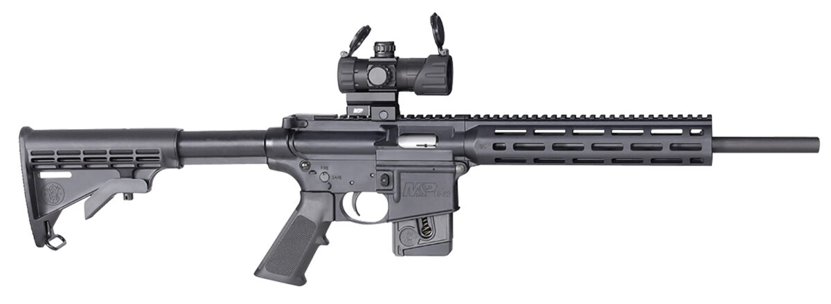 Smith & Wesson 12724 M&P15 Sport *State Compliant 22 LR 10+1 16.50" Black Barrel, Matte Black Aluminum Receiver w/Picatinny Rail, M-LOK Handguard, Black Fixed Synthetic Stock, Black Polymer Grip, S&W 1 112216
