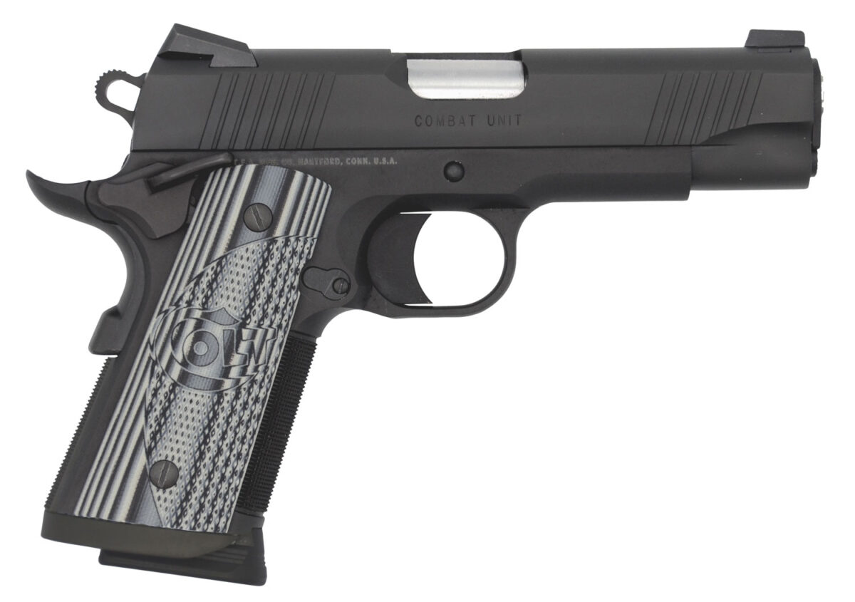 Colt Mfg O9840CCU 1911 Commander Combat Unit 45 ACP 4.25" 7+1 Black PVD Black PVD Stainless Steel Slide Checkered & Scalloped Gray G10 Grip 1 113921