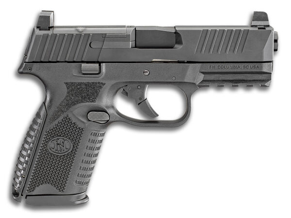 FN 66100588 509M MRD Mid-Size 9mm Luger 10+1 4" Black Recessed Crown Barrel, Matte Black Optic Ready/Serrated Stainless Steel Slide, Matte Black Polymer Frame w/Picatinny Rail, Ambidextrous