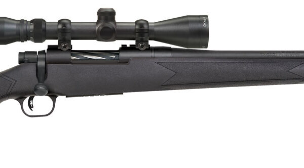 Mossberg 28094 Patriot Super Bantam Youth 350 Legend 4+1 22" Matte Blued Fluted Steel Barrel & Receiver, Black Synthetic Stock,  3-9x40mm Duplex Scope
