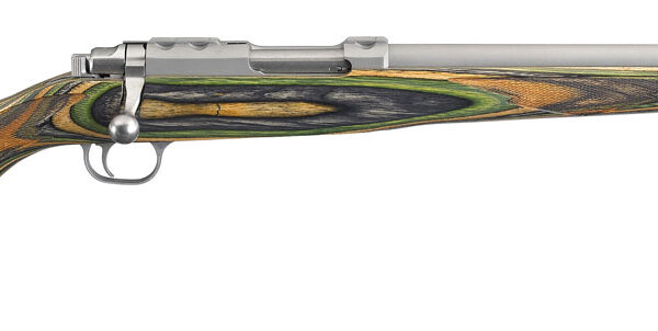 Ruger 7226 77/22  22 Hornet 6+1 18.50" Threaded Barrel, Matte Stainless Steel, Integral Scope Mount On A Solid Steel Receiver, Green Mountain Laminate Stock